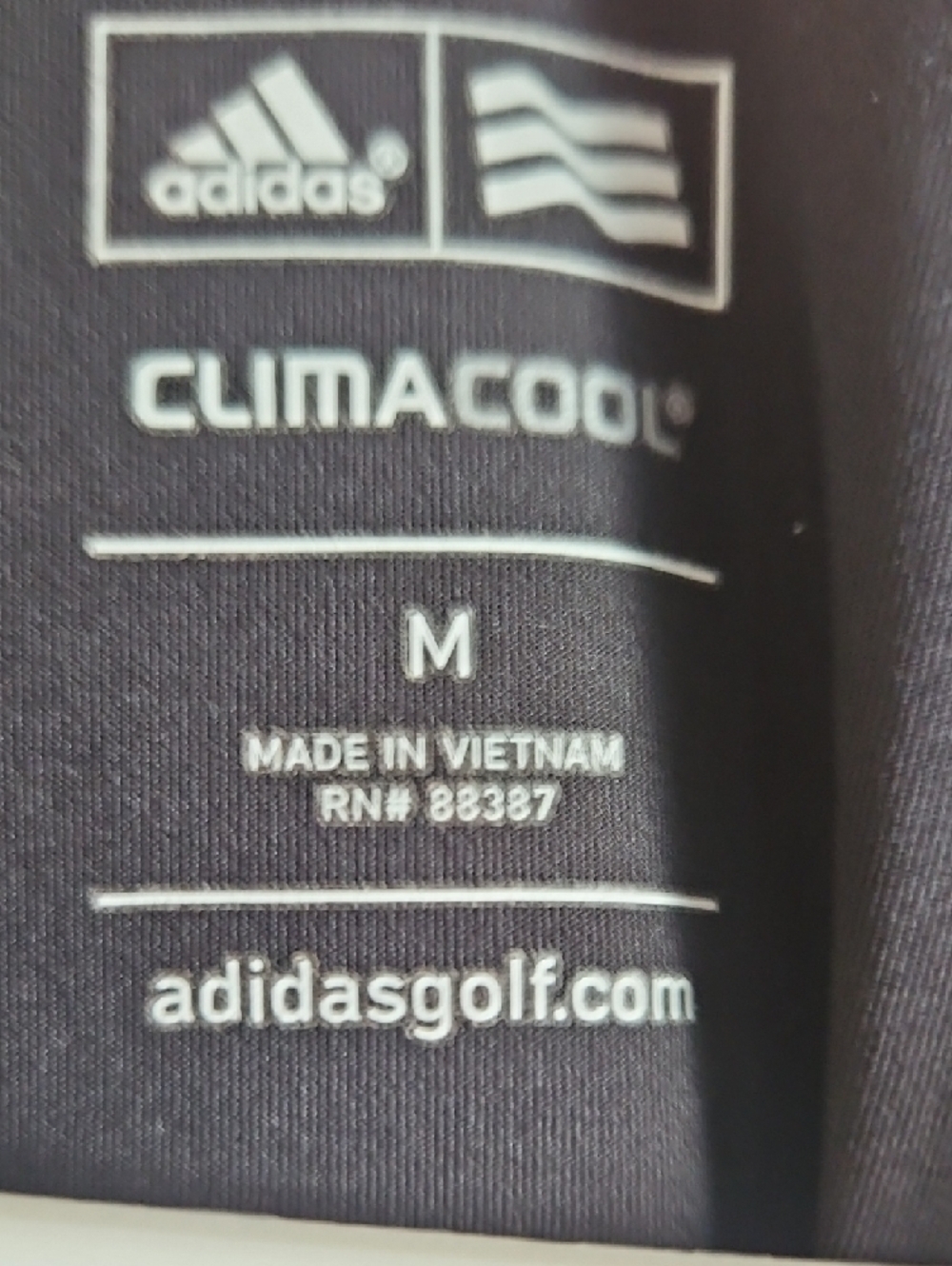 adidas Black Sleeveless Polo Tank with Pink Accents - Picture 2 of 4